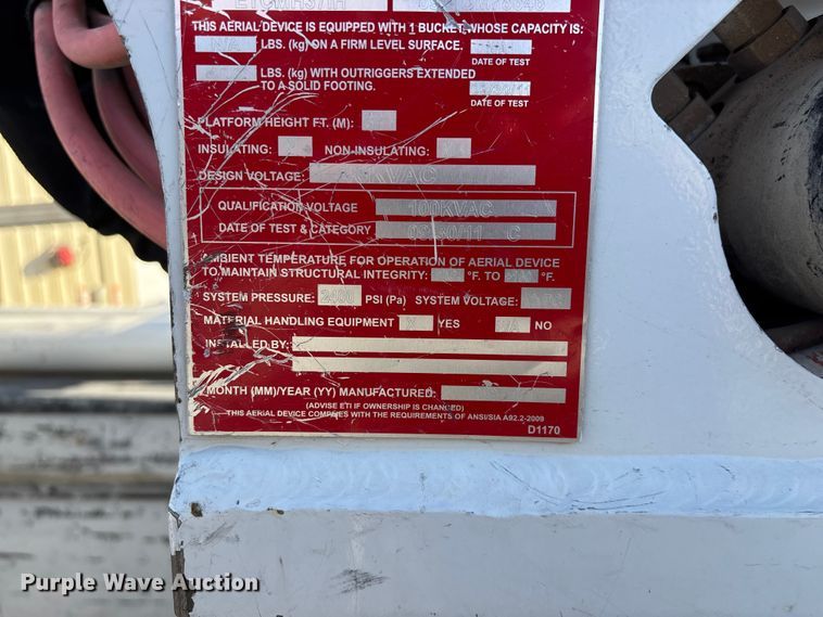 image for item FG0209 2018 Ford F550 Super Duty bucket truck