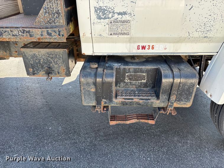 image for item FG0214 1992 Ford F800 dump flatbed truck