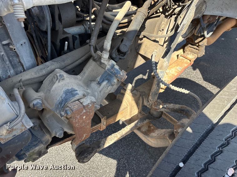 image for item FG0214 1992 Ford F800 dump flatbed truck