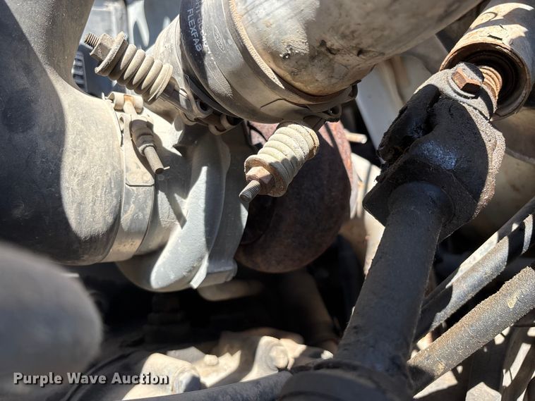 image for item FG0214 1992 Ford F800 dump flatbed truck