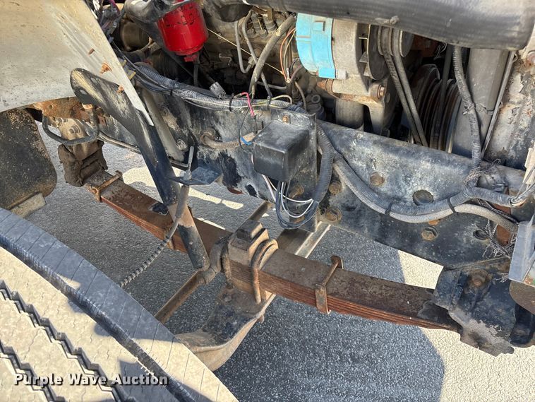 image for item FG0214 1992 Ford F800 dump flatbed truck