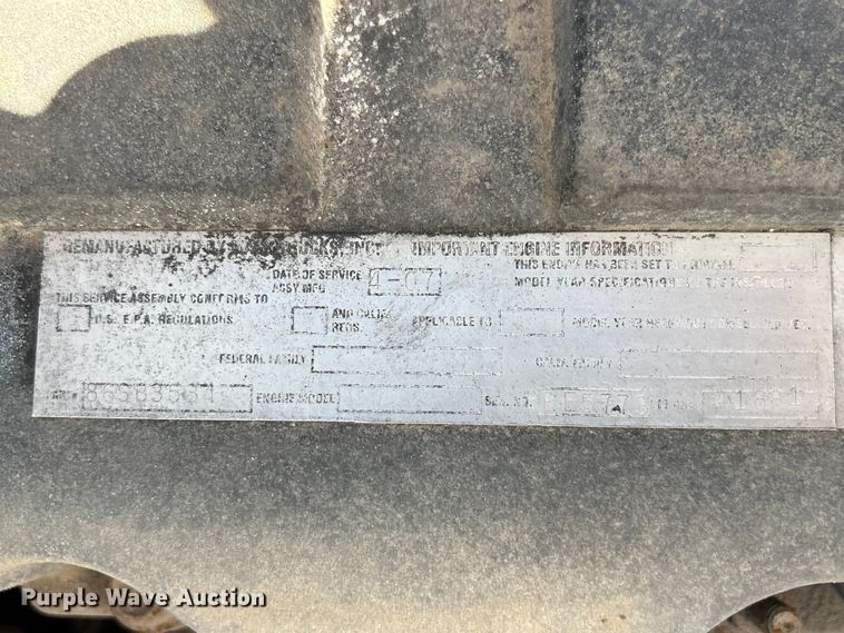 image for item FG2772 2007 Mack CV713 dump truck