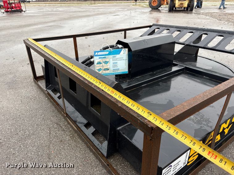 image for item FG2855 2025 Mower King SSRC skid steer brush mower