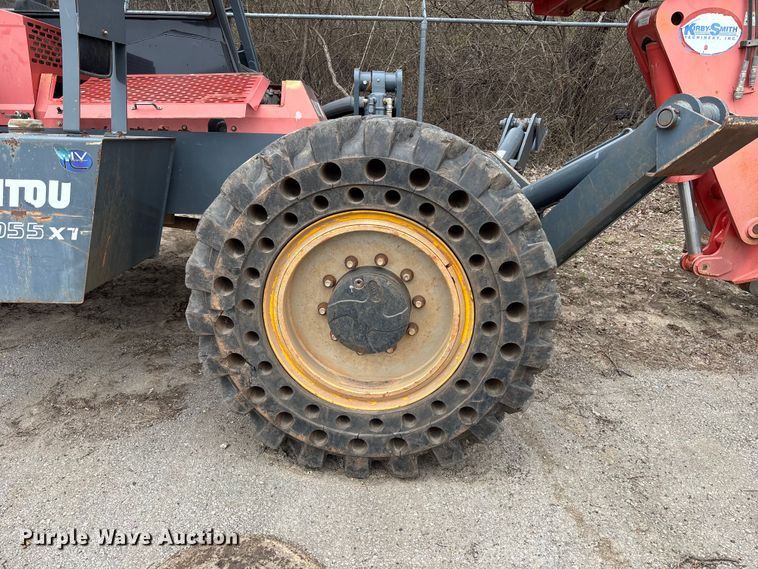 image for item FH7008 2012 Manitou MT10055 telehandler