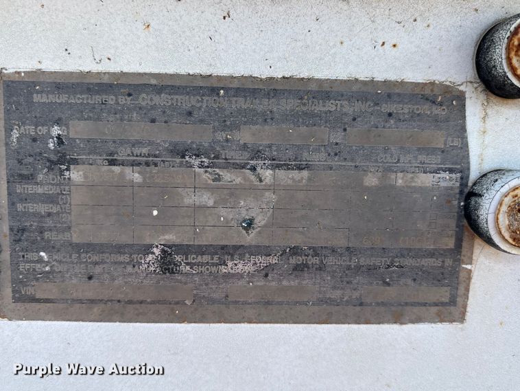 image for item FI0936 2000 CTS bottom dump trailer