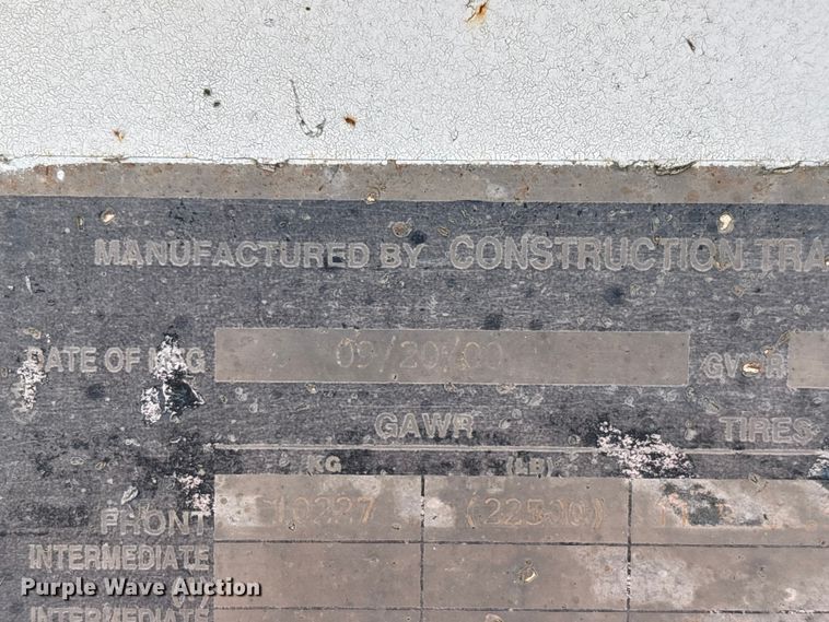 image for item FI0936 2000 CTS bottom dump trailer