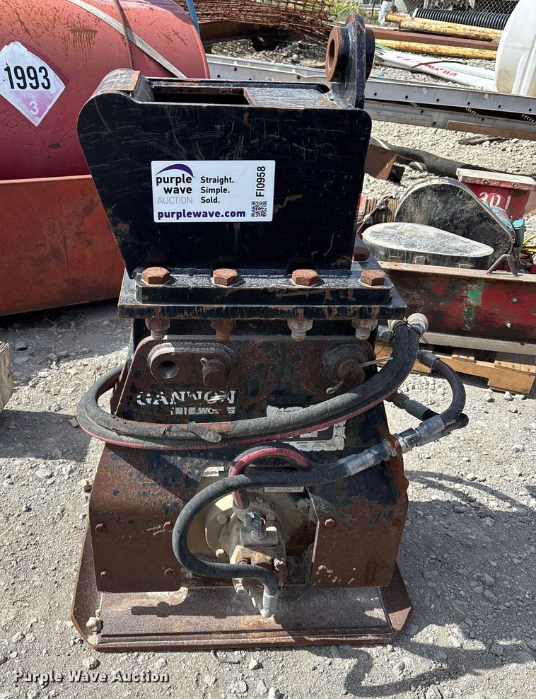 image for item FI0958 Gannon  plate compactor