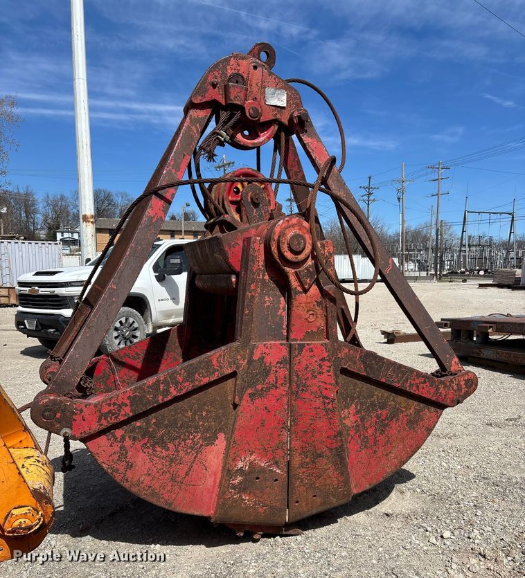 image for item FI0963 M.P. McCaffrey clam shell bucket