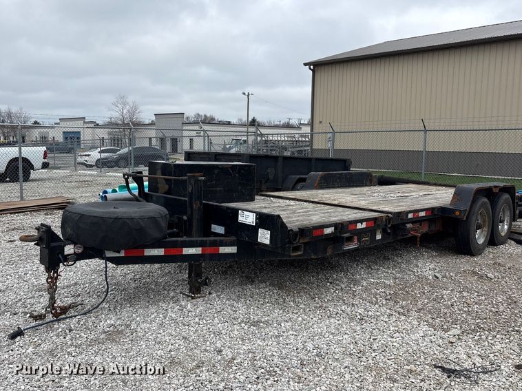 image for item FK1264 2019 B-B Trailer TBCT2220ET-10K tilt deck equipment trailer