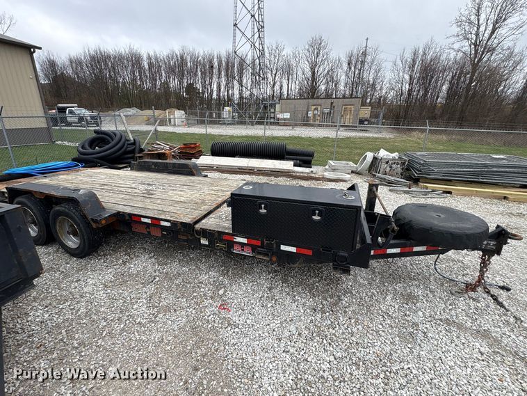 image for item FK1264 2019 B-B Trailer TBCT2220ET-10K tilt deck equipment trailer