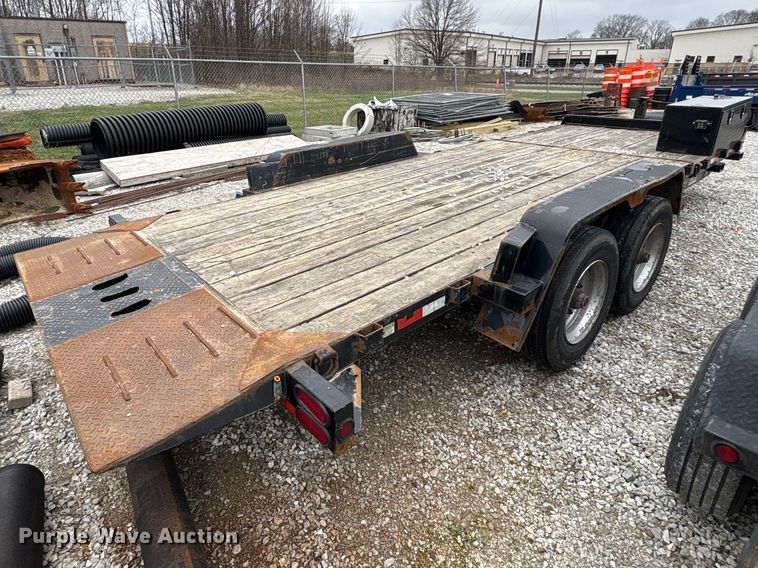 image for item FK1264 2019 B-B Trailer TBCT2220ET-10K tilt deck equipment trailer