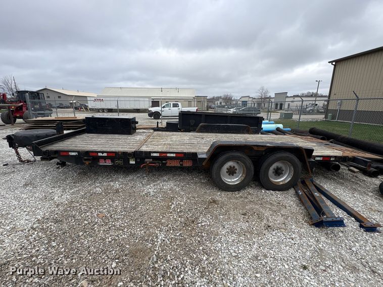 image for item FK1264 2019 B-B Trailer TBCT2220ET-10K tilt deck equipment trailer