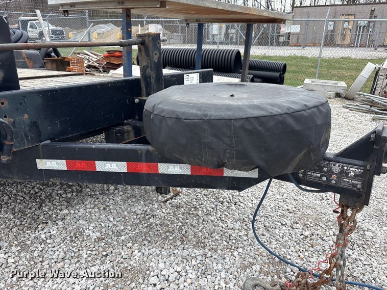 image for item FK1264 2019 B-B Trailer TBCT2220ET-10K tilt deck equipment trailer