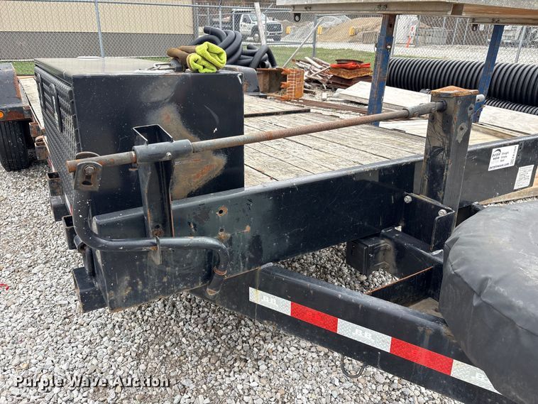 image for item FK1264 2019 B-B Trailer TBCT2220ET-10K tilt deck equipment trailer