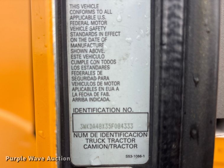 image for item FK1267 2005 Kenworth  T800 dump truck