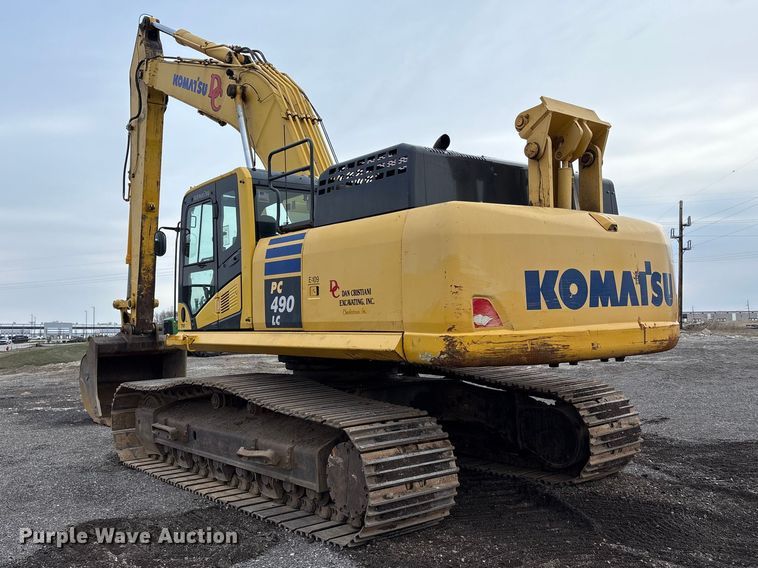 image for item FK1281 2015 Komatsu PC490LC-10 excavator