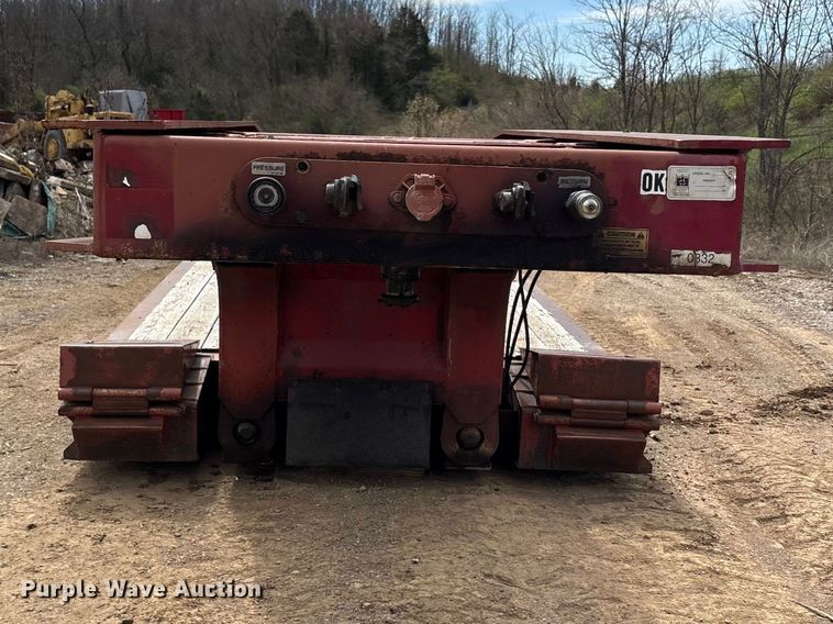 image for item FK1290 2007 Trail King Industries lowboy equipment trailer