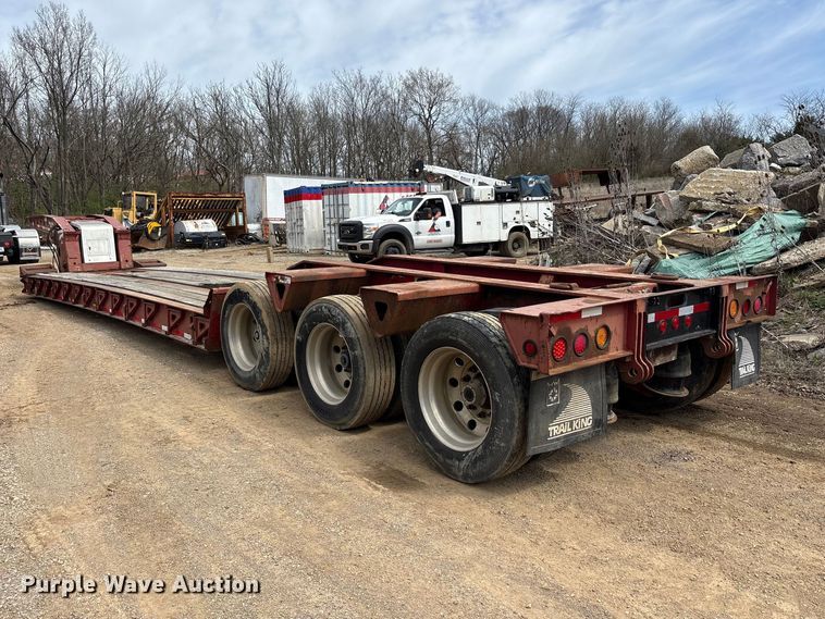 image for item FK1290 2007 Trail King Industries lowboy equipment trailer