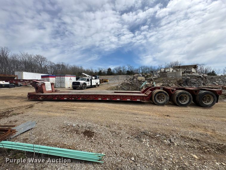 image for item FK1290 2007 Trail King Industries lowboy equipment trailer