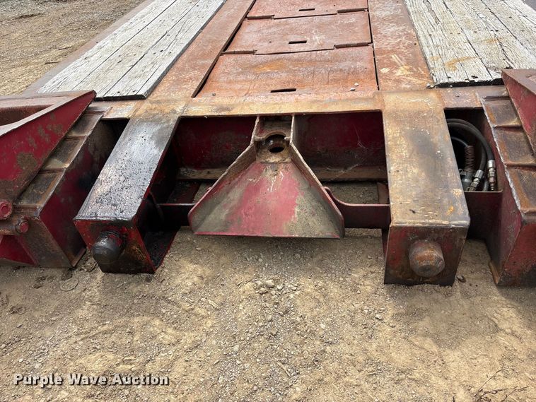 image for item FK1290 2007 Trail King Industries lowboy equipment trailer