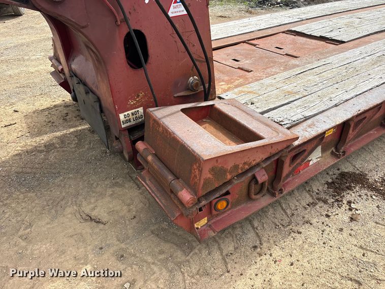 image for item FK1290 2007 Trail King Industries lowboy equipment trailer