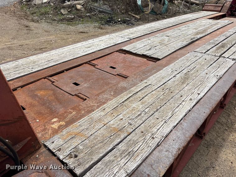 image for item FK1290 2007 Trail King Industries lowboy equipment trailer