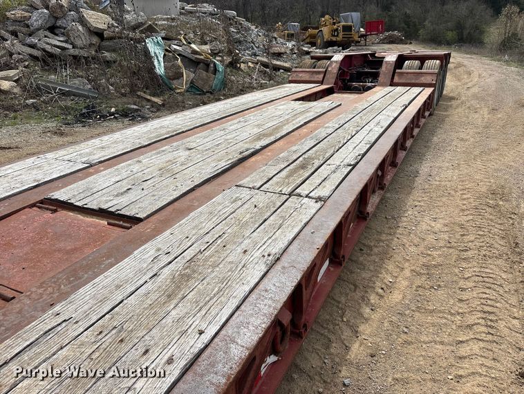 image for item FK1290 2007 Trail King Industries lowboy equipment trailer