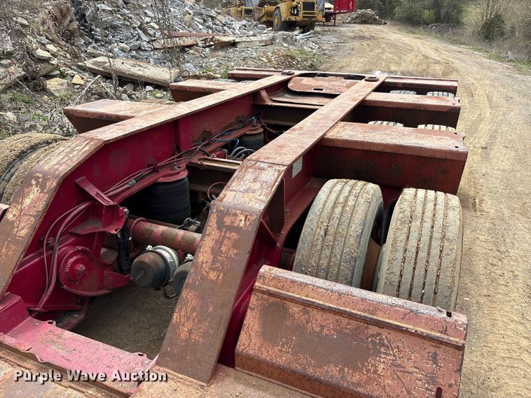 image for item FK1290 2007 Trail King Industries lowboy equipment trailer