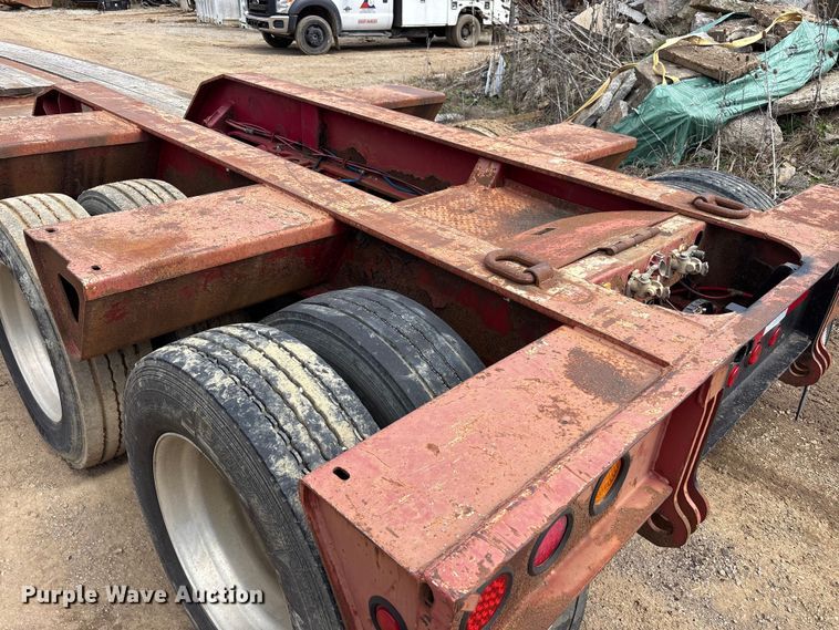 image for item FK1290 2007 Trail King Industries lowboy equipment trailer