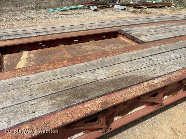 image for item FK1290 2007 Trail King Industries lowboy equipment trailer