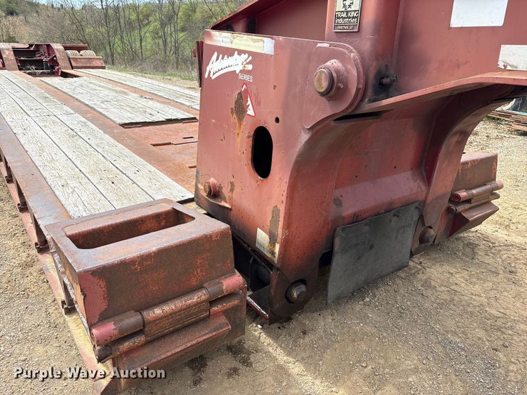 image for item FK1290 2007 Trail King Industries lowboy equipment trailer