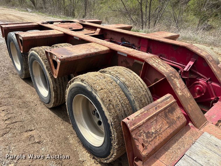 image for item FK1290 2007 Trail King Industries lowboy equipment trailer