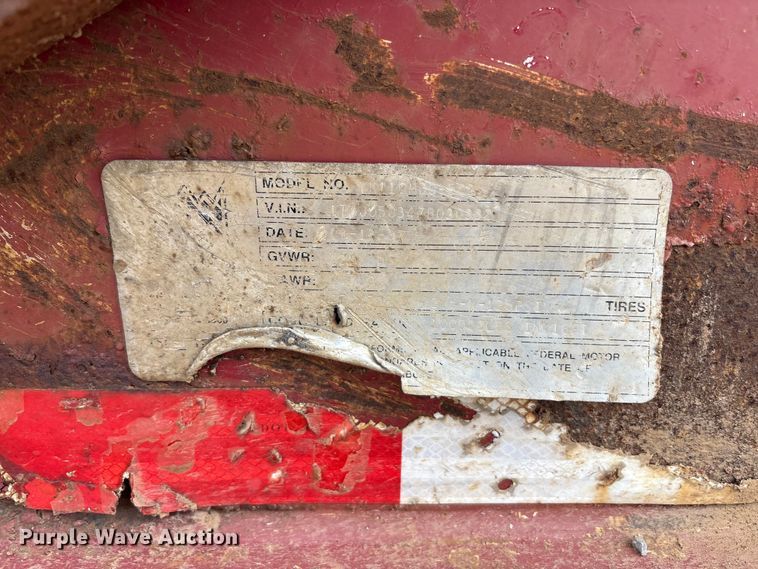 image for item FK1290 2007 Trail King Industries lowboy equipment trailer