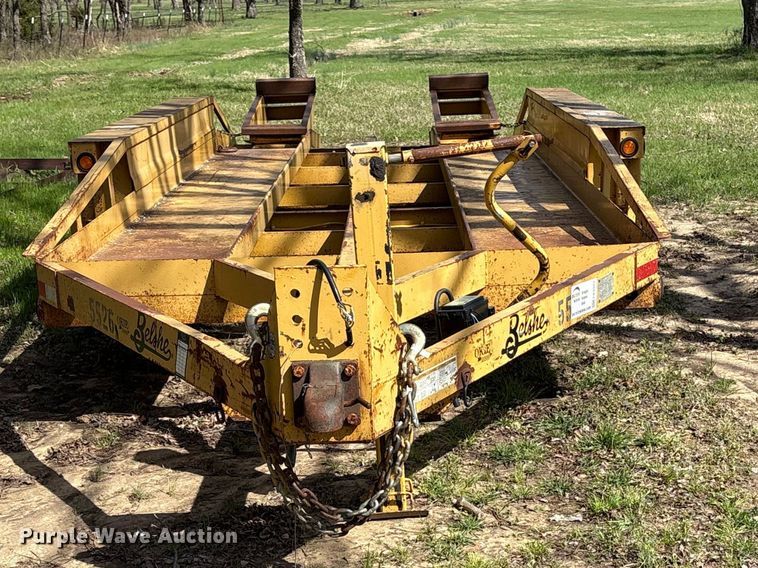image for item FK2552 2016 Belshe T2 equipment trailer