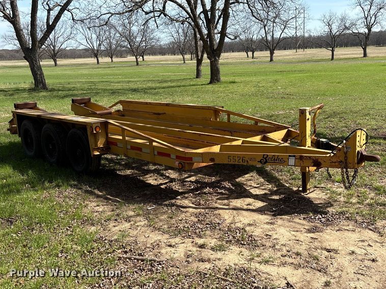image for item FK2552 2016 Belshe T2 equipment trailer