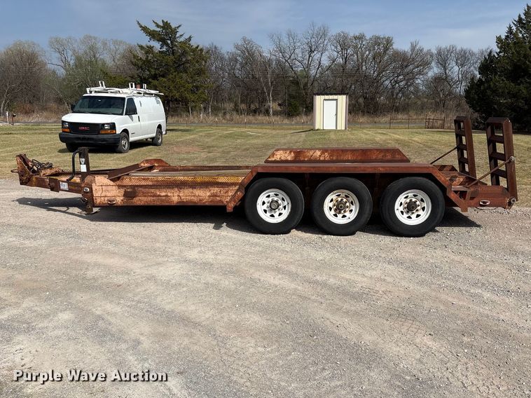 image for item FK2599 Shop Built equipment trailer