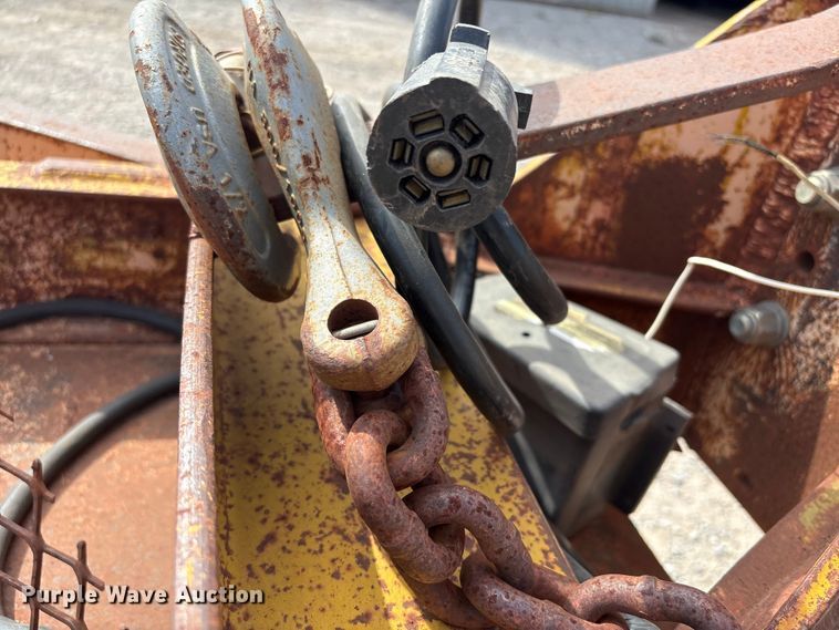 image for item FK2599 Shop Built equipment trailer