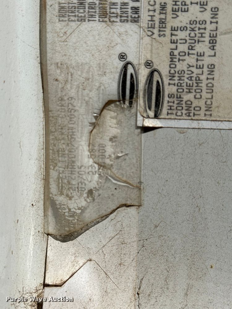 image for item HT9430 2005 Sterling L-Line dump truck