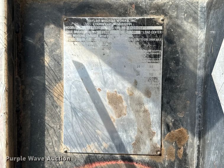 image for item NK9134 2000 Taylor Machine Works GT-210 forklift