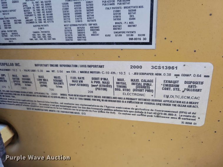 image for item NK9876 2000 Sterling LT 9500 crane truck