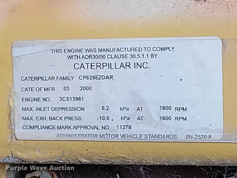 image for item NK9876 2000 Sterling LT 9500 crane truck