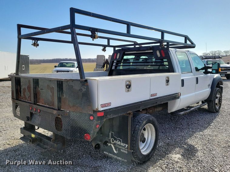 image for item NK9877 2015 Ford F450 Super Duty Crew Cab flatbed truck