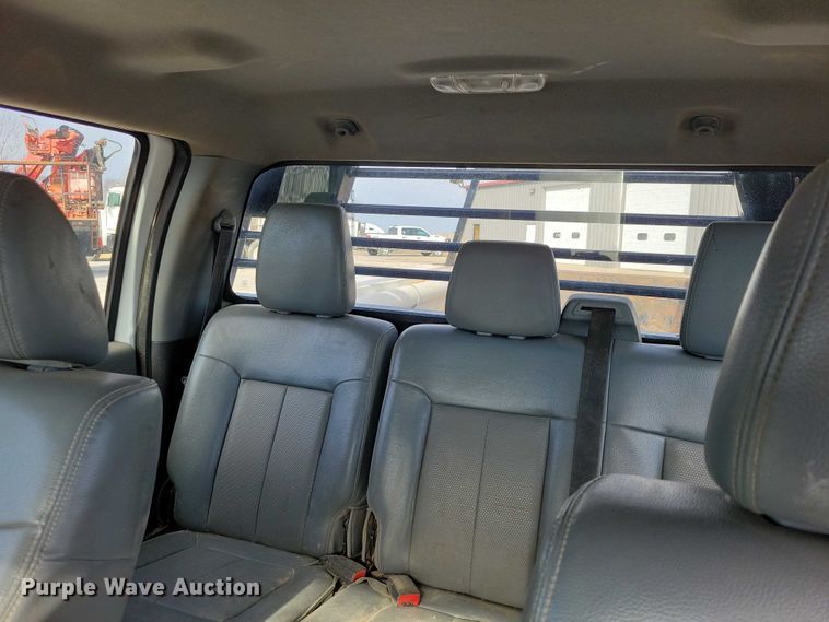 image for item NK9877 2015 Ford F450 Super Duty Crew Cab flatbed truck