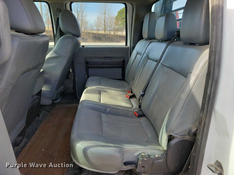 image for item NK9877 2015 Ford F450 Super Duty Crew Cab flatbed truck