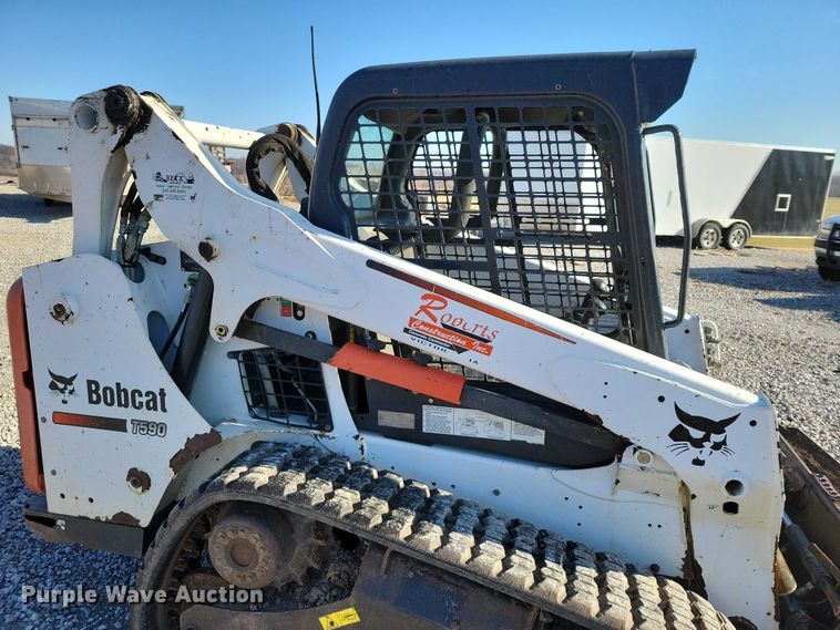 image for item NK9879 2014 Bobcat T590 tracked skid steer loader
