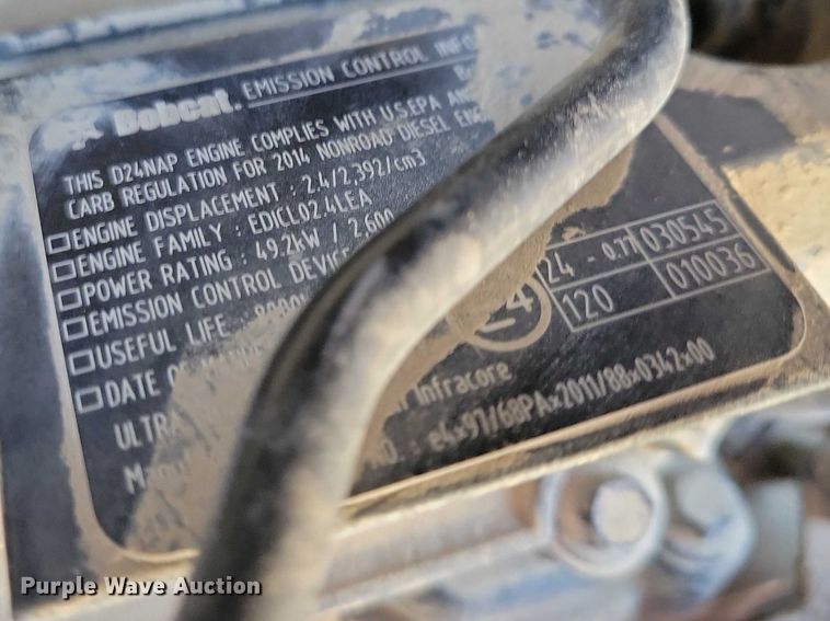 image for item NK9879 2014 Bobcat T590 tracked skid steer loader