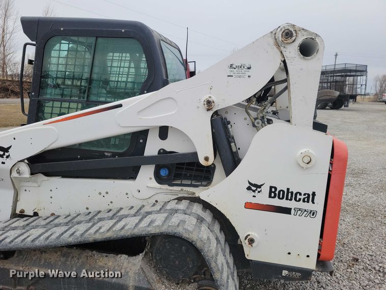 image for item NK9888 2016 Bobcat T770 tracked skid steer loader
