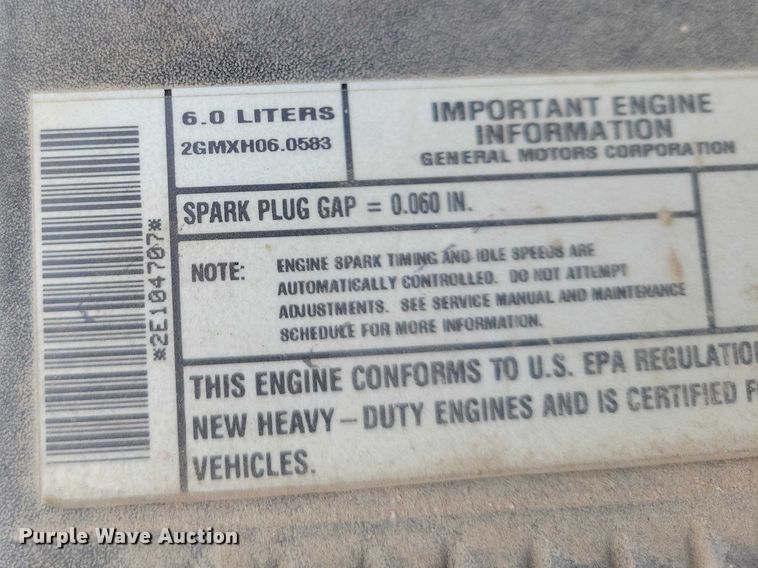 image for item NK9889 2002 Chevrolet  Silverado 2500HD Ext. Cab pickup truck