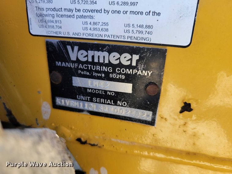 image for item NK9907 2004 Vermeer LM42 trencher