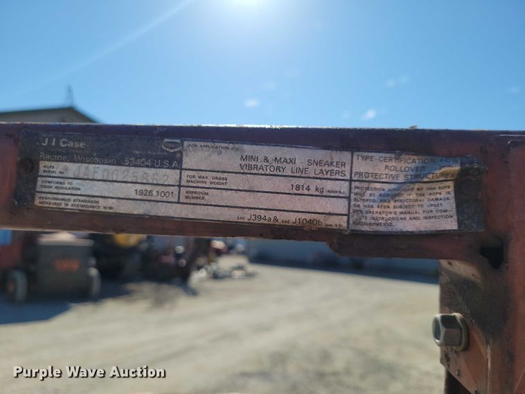 image for item NK9908 1989 Case Maxi Sneaker Series B cable plow